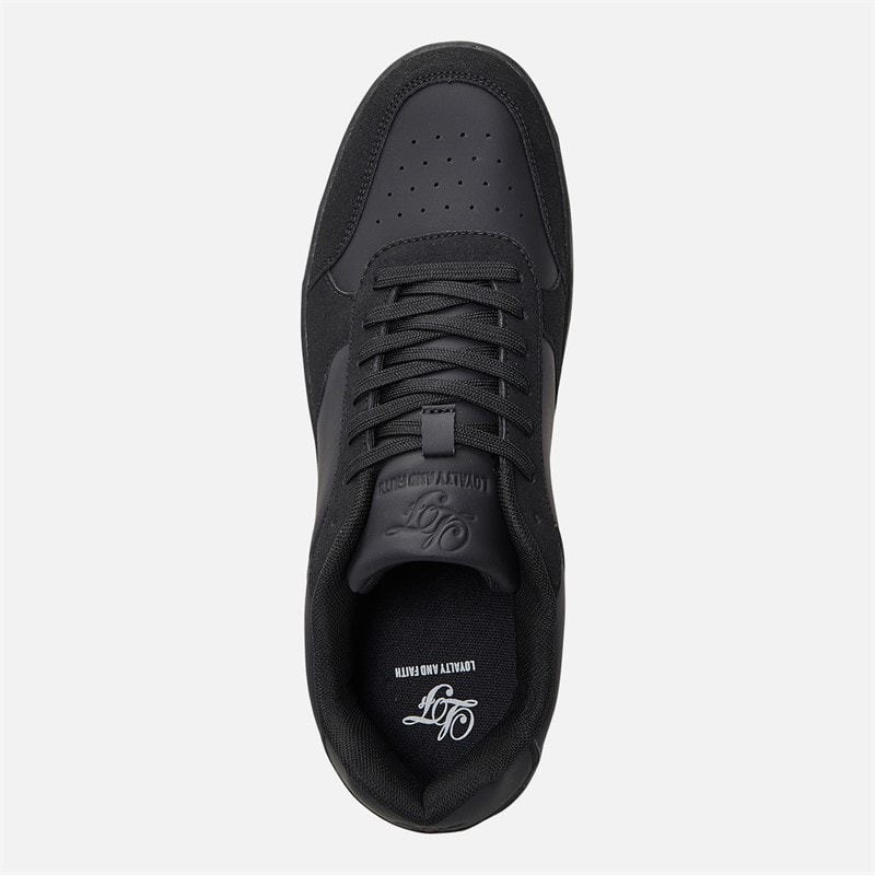 Mens Draxen Trainers Black Mono - Image 4