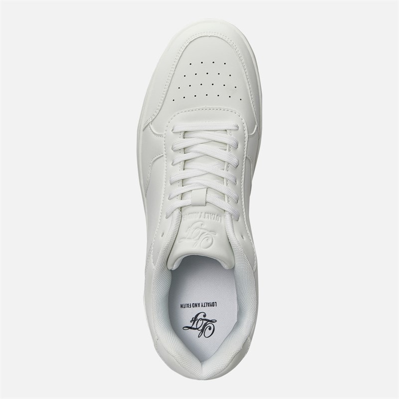 Mens Draxen Trainers White Mono - Image 4