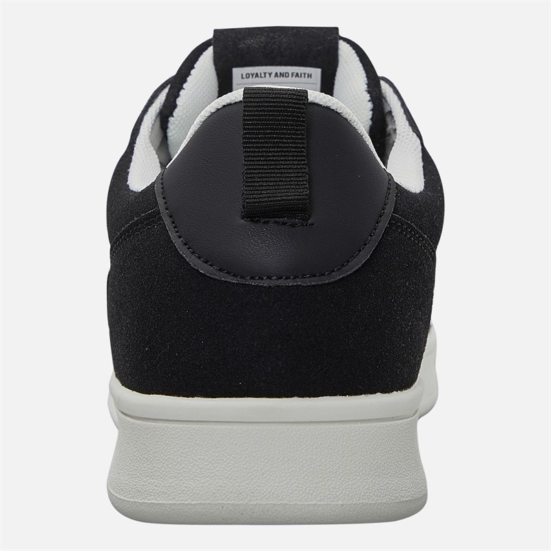 Mens Meadows Trainers Black/White - Image 3