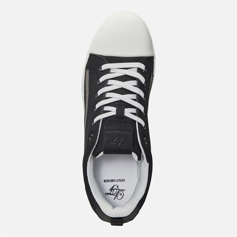 Mens Meadows Trainers Black/White - Image 4
