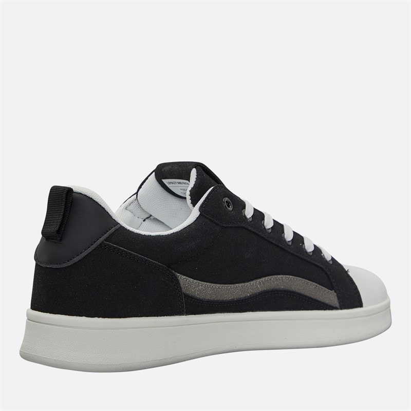 Mens Meadows Trainers Black/White - Image 5