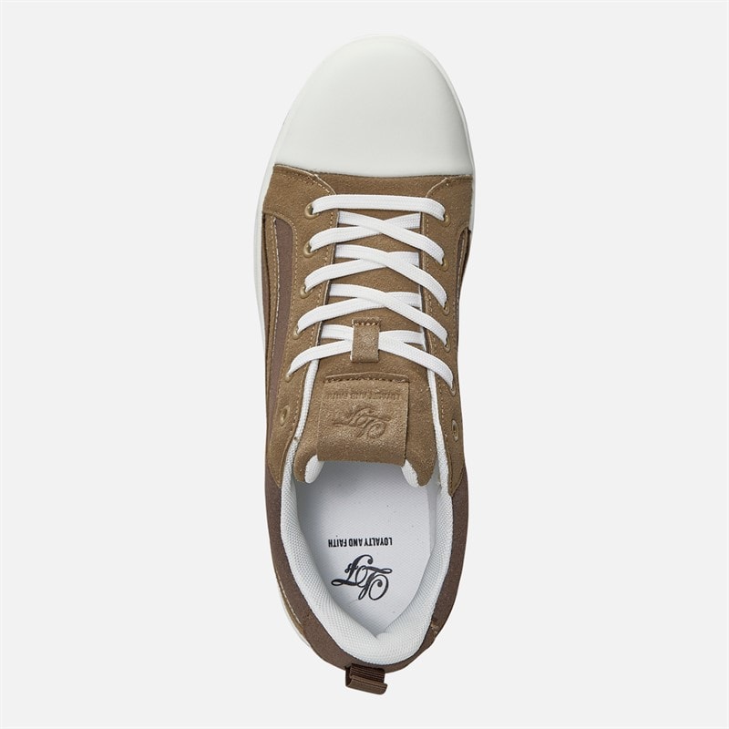 Mens Meadows Trainers Taupe/White - Image 4