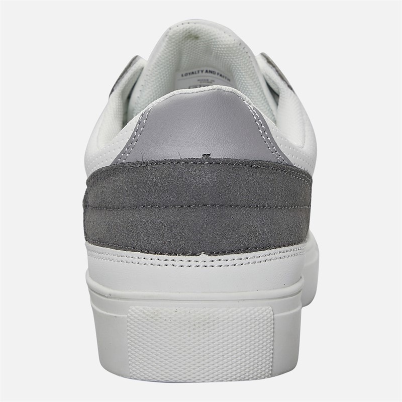 Junior Boys Broady Trainers White/Grey/Dark Grey - Image 3