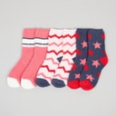 Womens Three Pack Cosy Socks Multi