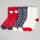 Womens Three Pack Cosy Socks Multi