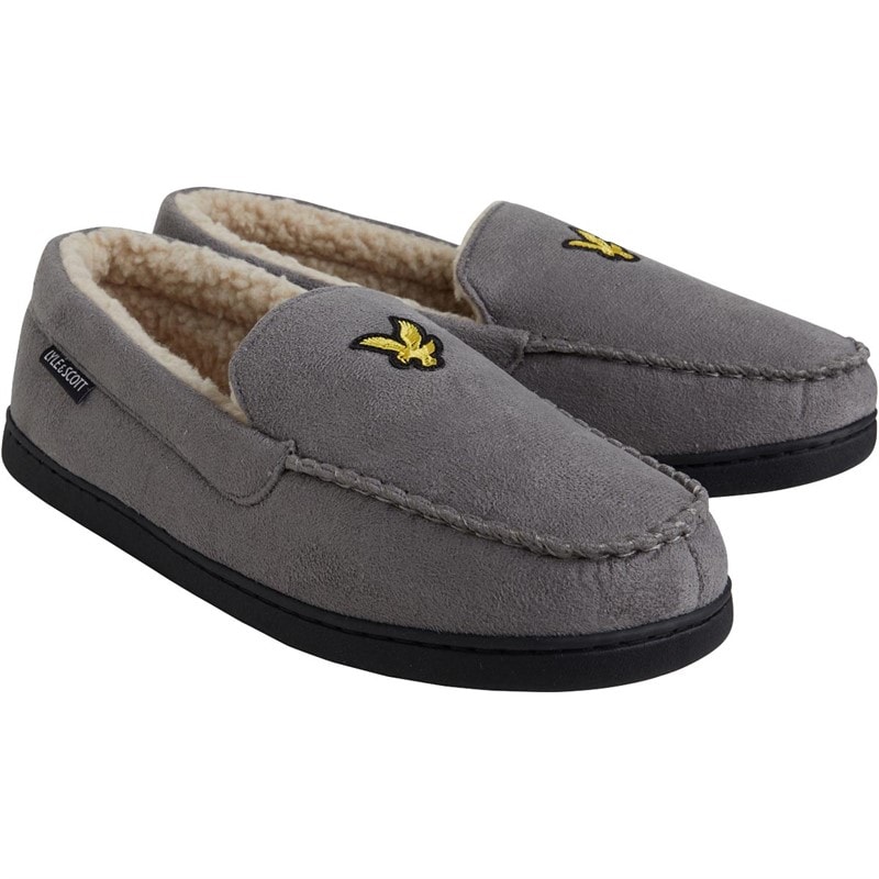 Lyle And Scott Vintage Mens Aspen Moccasin Slippers Griffin
