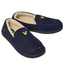 Mens Aspen Moccasin Slippers Peacoat