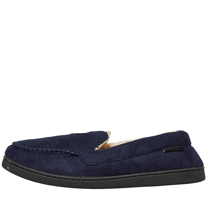 Mens Aspen Moccasin Slippers Peacoat - Image 2