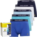 Mens Miller Five Pack Boxers Bright White/Chambray/Mist/Dazzling Blue/Peacoat
