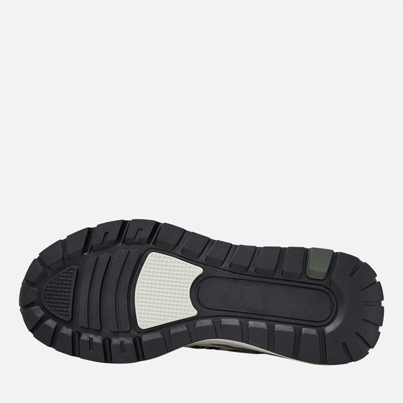 Mens Lennox Trainers White/Grey/Green - Image 2