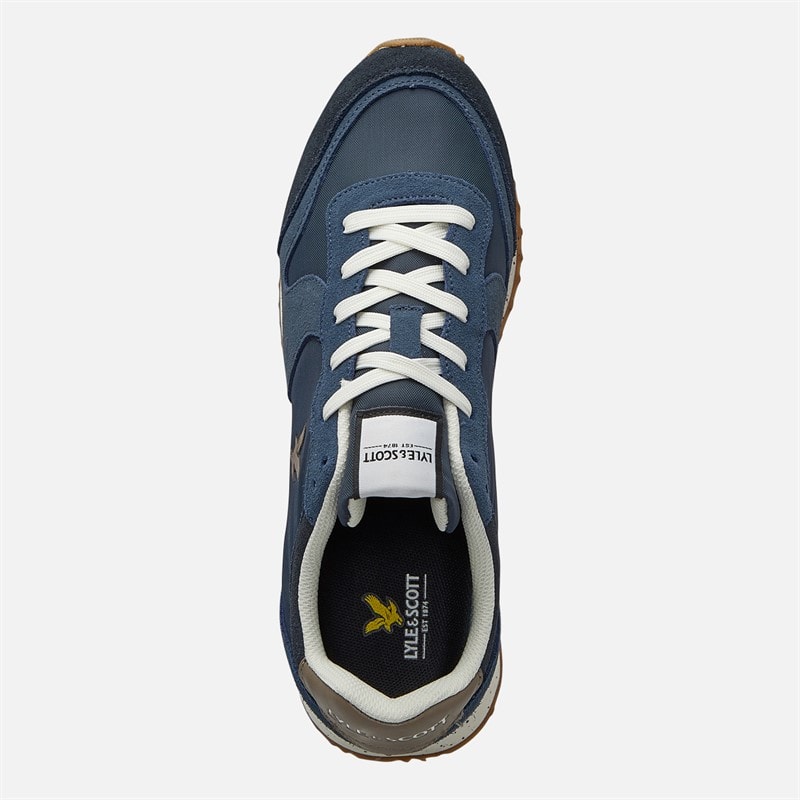 Mens Leno Trainers Blue - Image 4