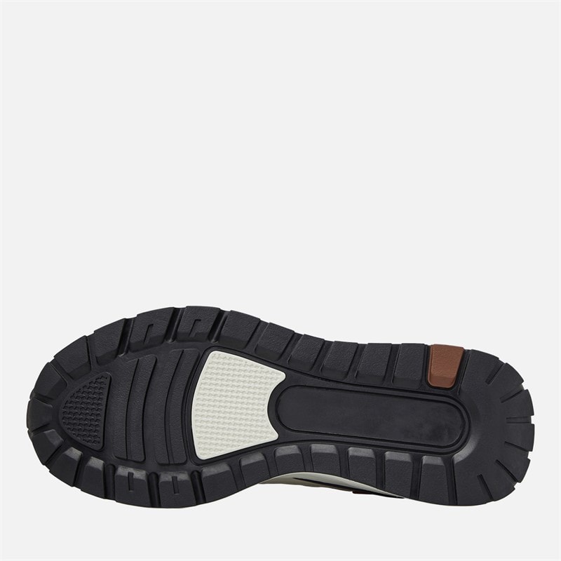 Mens Lennox Trainers White Beige - Image 2