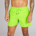 Mens Water Reactive Emblem Swim Shorts X804 Vibrant Kiwi