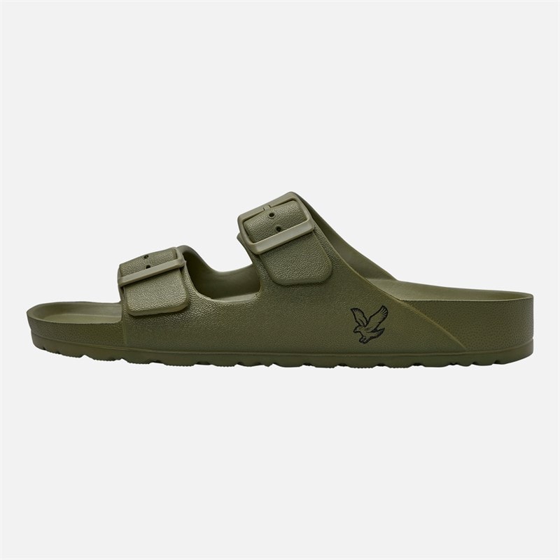 Mens Skye Eva Footbed Sandals Military - Image 2