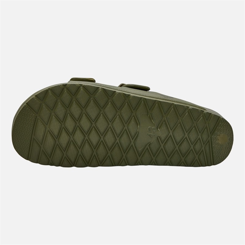Mens Skye Eva Footbed Sandals Military - Image 3