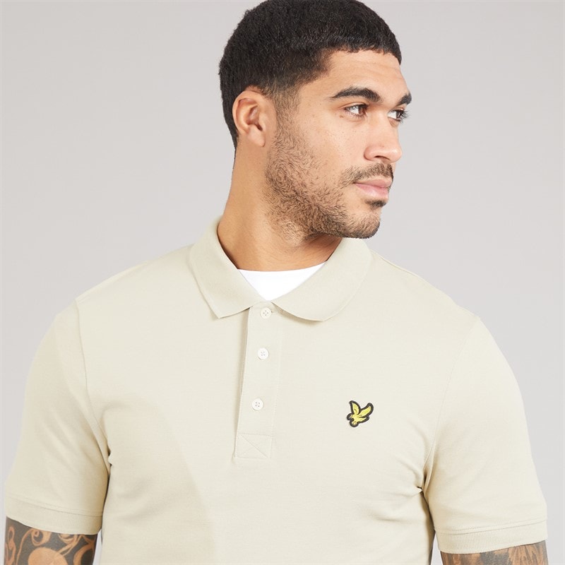 Mens Polo Shirt X865 Grey Taupe - Image 3