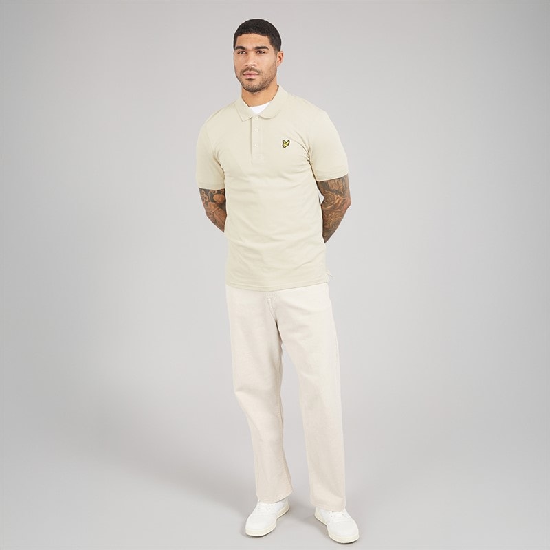 Mens Polo Shirt X865 Grey Taupe - Image 4