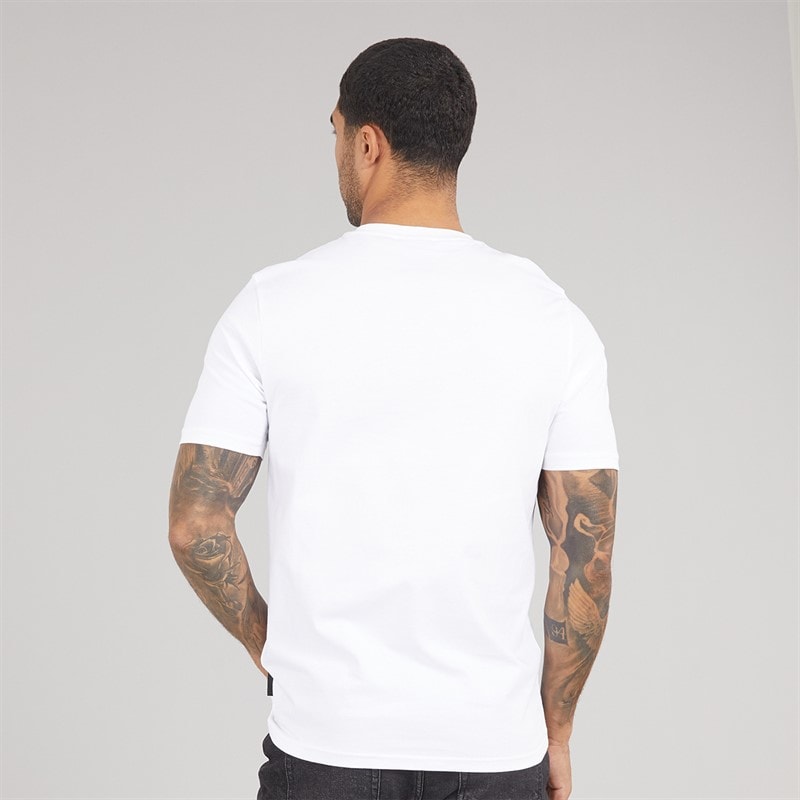 Mens Graphic T-Shirt 626 White - Image 2