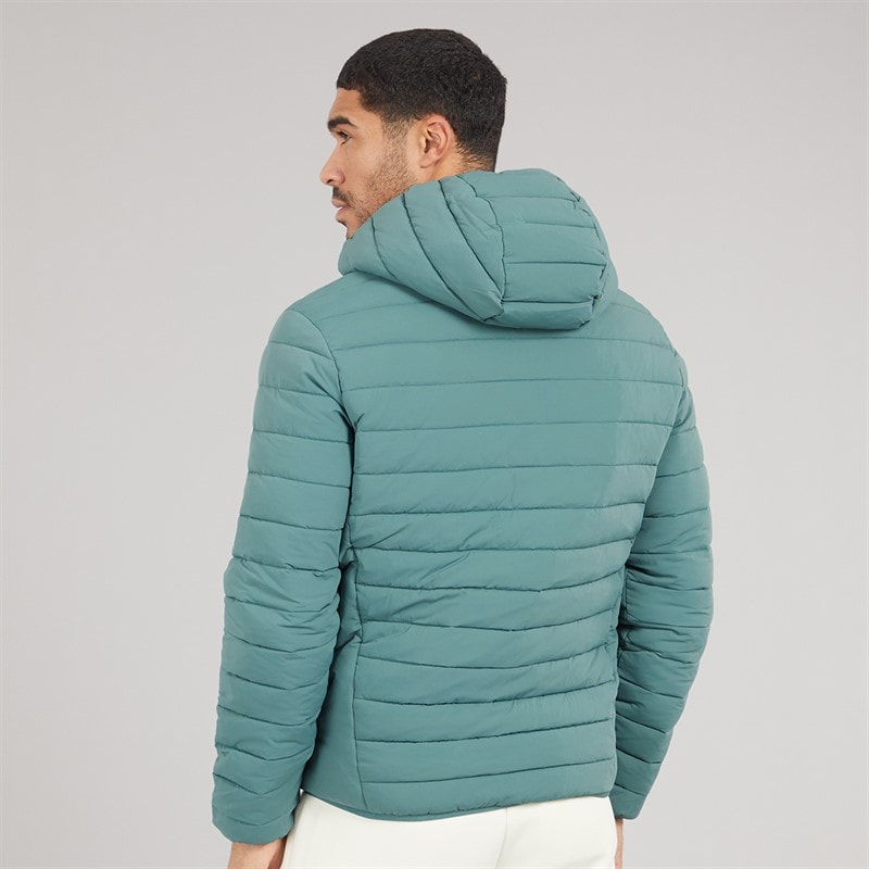Mens Stretch Lightweight Quilted Jacket Silver Pine - Image 2
