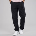 Mens Drawstring Tapered Chinos Jet Black