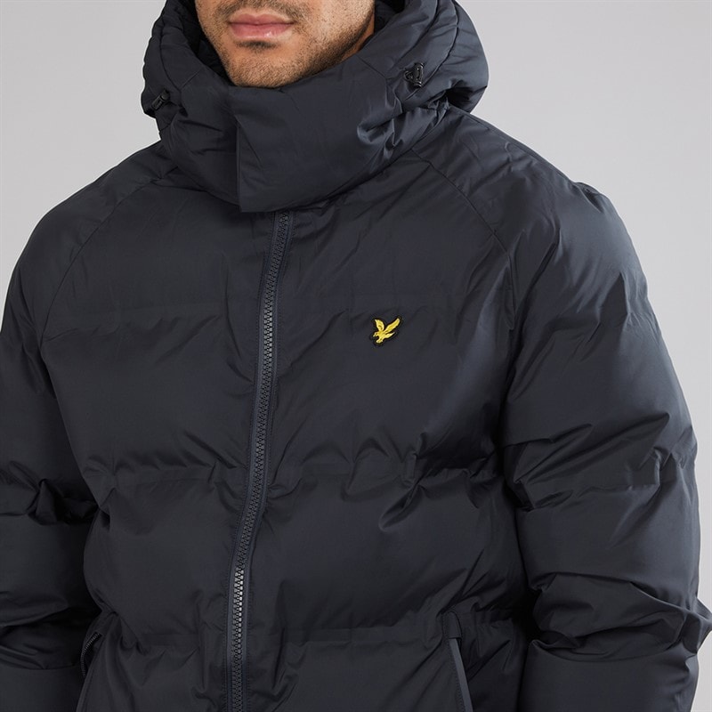 Mens Welded Puffer Jacket Jet Black - Image 3