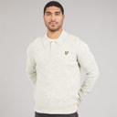Mens Rugby Jumper Light Grey Marl