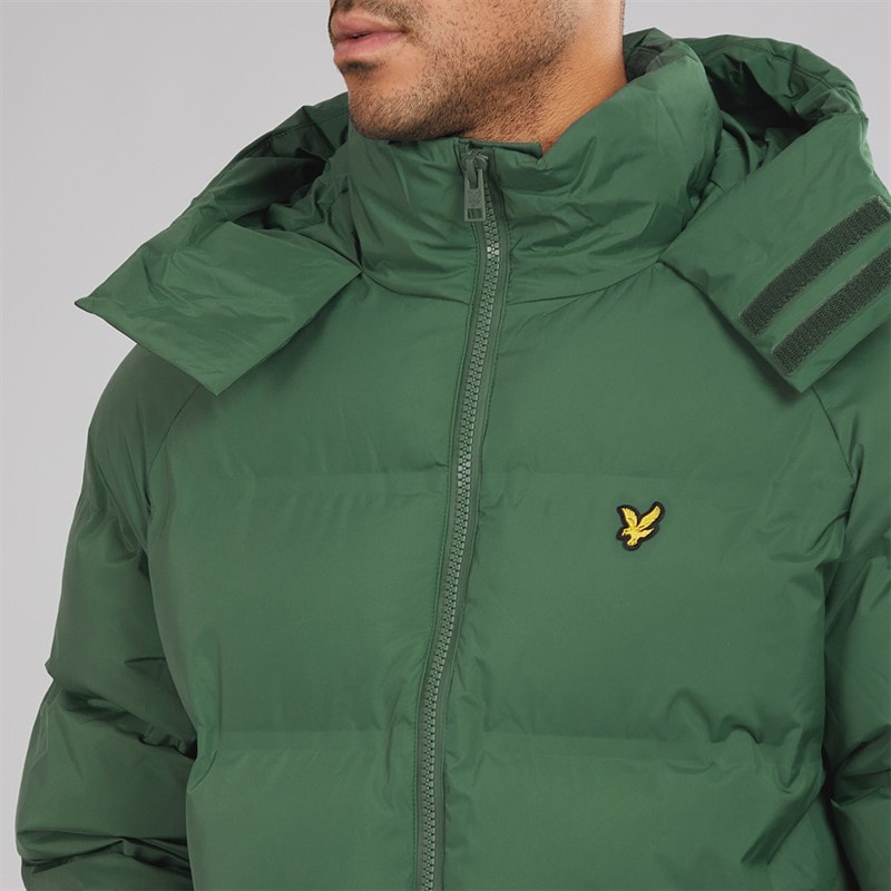 Mens Welded Puffer Jacket Dark Pine - Image 3