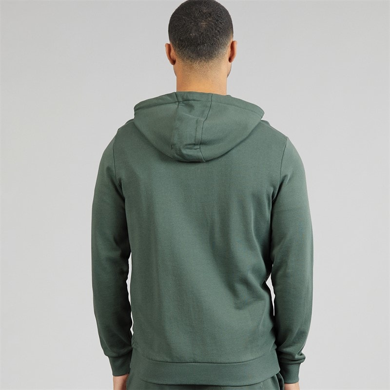 Mens Zip Through Hoodie Green Mercurial - Image 2