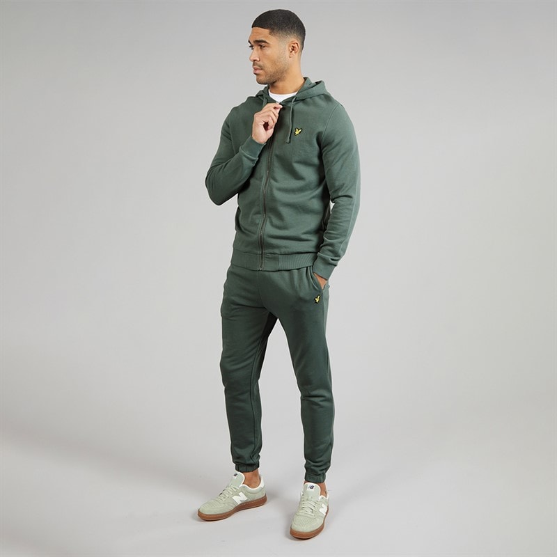 Mens Zip Through Hoodie Green Mercurial - Image 4