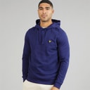 Mens Pullover Hoodie Deep Indigo