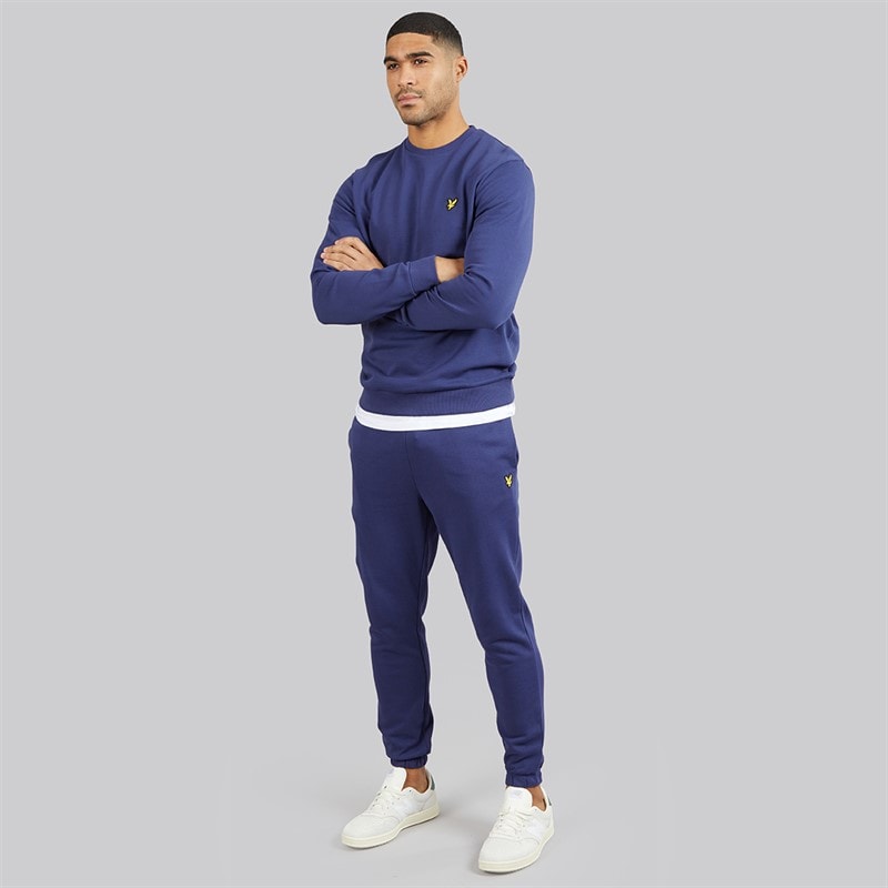 Mens Slim Fit Joggers Deep Indigo - Image 4