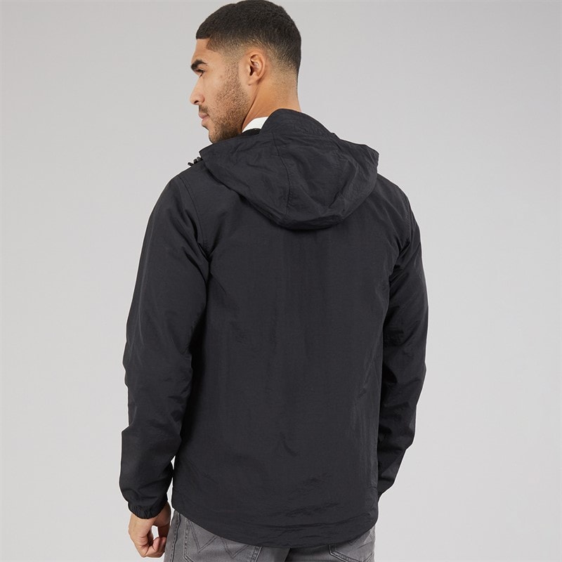 Lyle And Scott Vintage Mens Zip Through Hooded Jacket True Black - Image 2