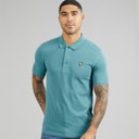 Mens Polo Shirt Blue Storm