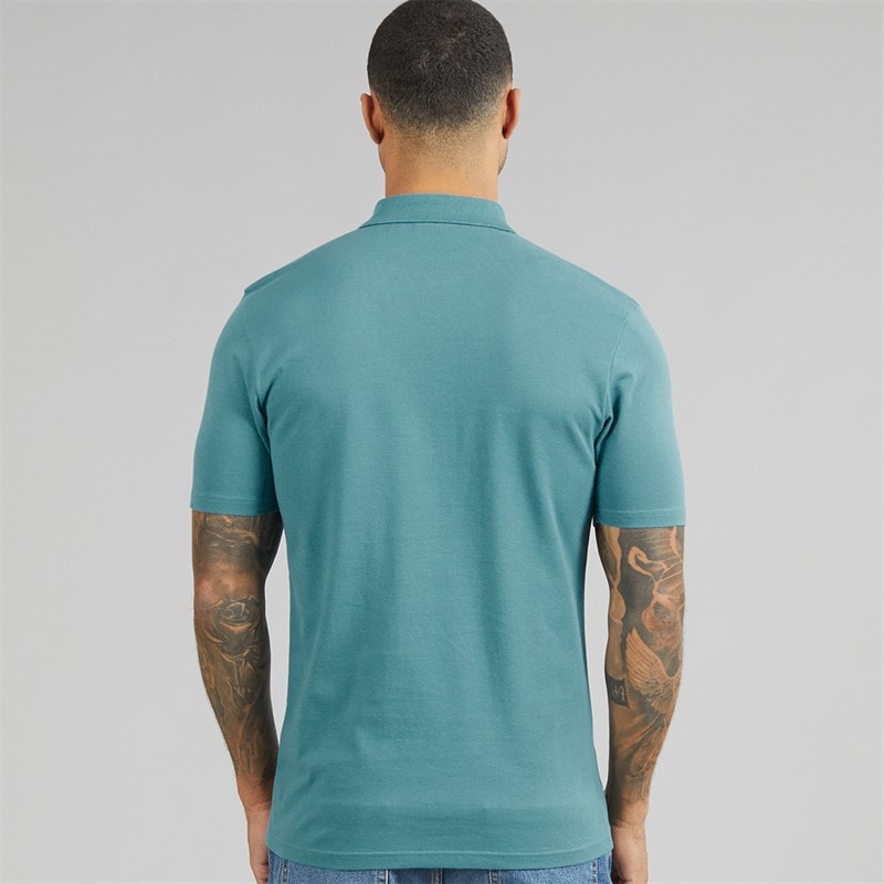 Mens Polo Shirt Blue Storm - Image 2