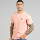 Mens Plain T-Shirt Pink Grapefruit