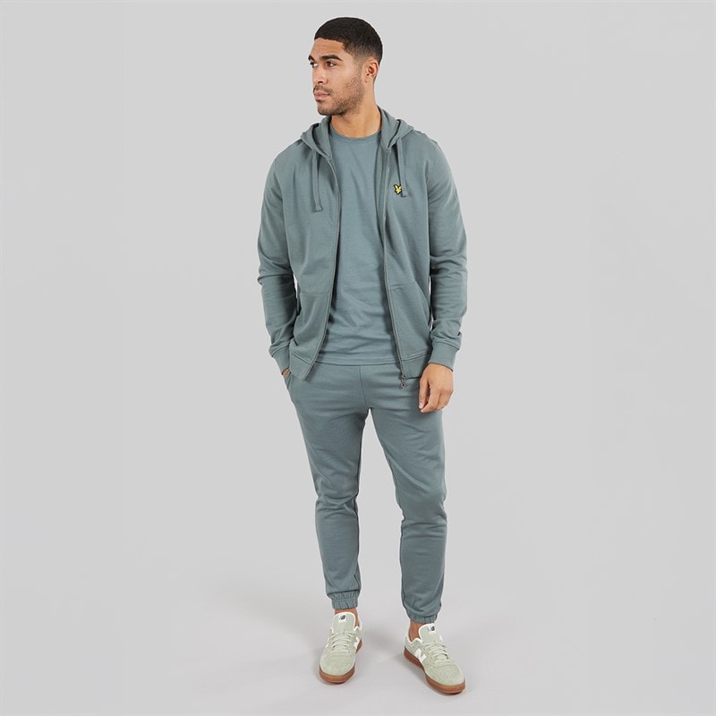 Mens Zip Through Hoodie Green Mercurial - Image 4