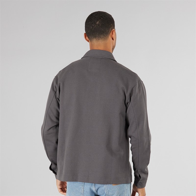 Mens Ibague Overshirt Charcoal - Image 2