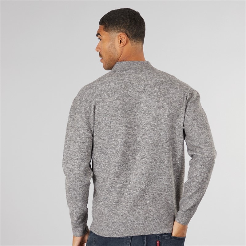Mens Duitama Jumper Mid Marl Grey - Image 2