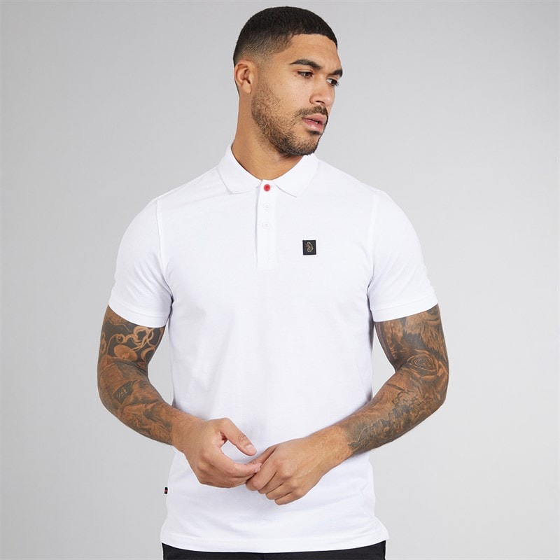 LUKE 1977 Mens Williams 2500 Polo Shirt White