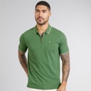 Mens Texas Tip Polo Shirt Myrtle