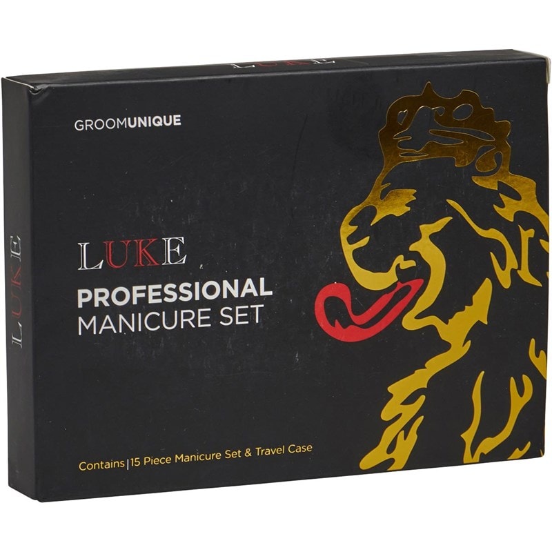 Mens Cutter And Groom Manicure Set Black - Image 4