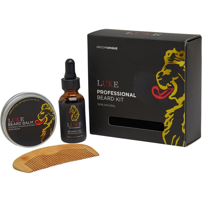 LUKE 1977 Mens Grooming Gift Set Black