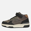 Boys Dereck Mid Trainers Black/Dark Taupe/Grey/Light Brown
