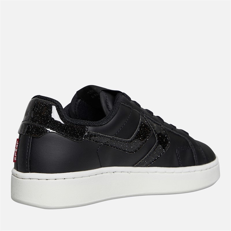 Levi's Girls Swift JR Trainers Black/Glitter - Image 5