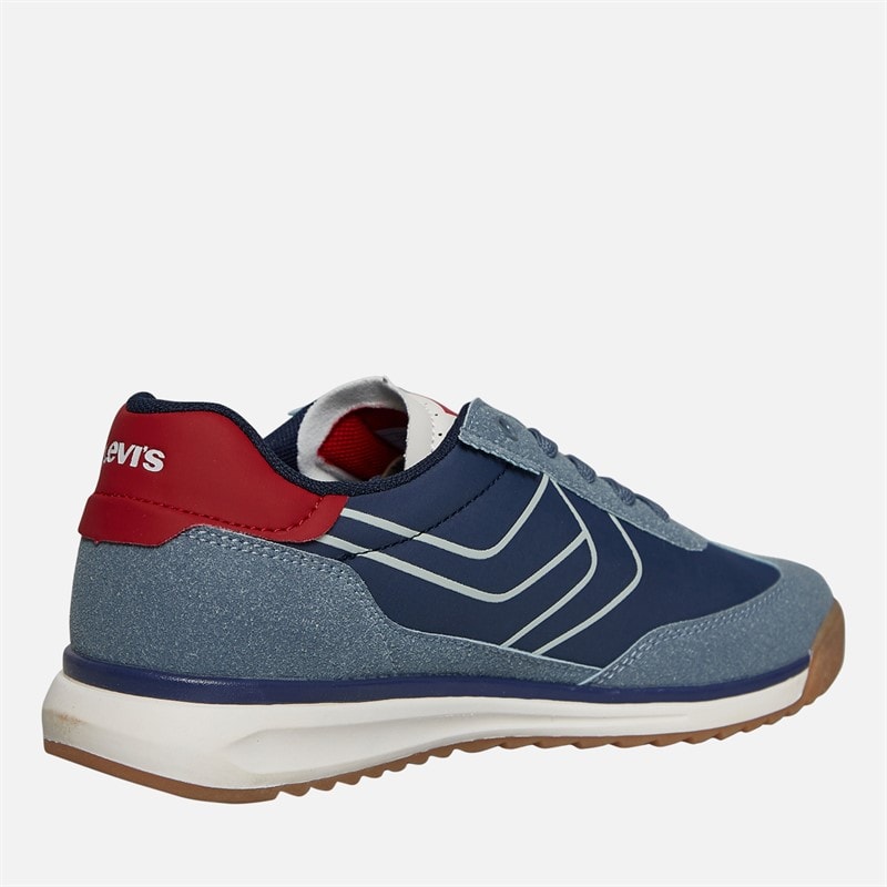 Levi's Junior Carl SR Trainers Navy/Red - Image 5