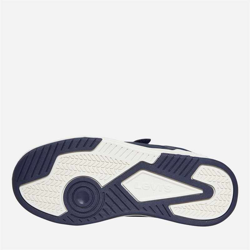 Levi's Boys John Ser Trainers Navy/Red - Image 2