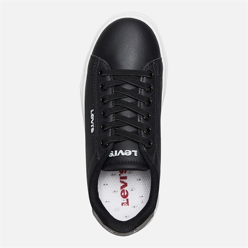Levi's Girls Evelyn Trainers Black/Leopard - Image 4