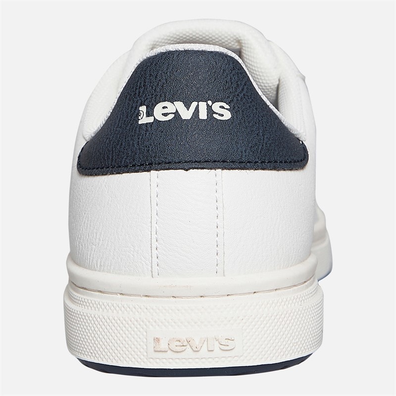 Levi's Junior Boys Piper SR Trainers White/Navy - Image 3