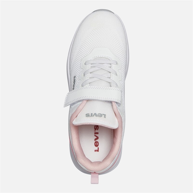 Levi's Girls Hudson Trainers White/Rose - Image 4