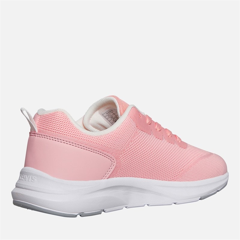 Levi's Junior Girls Hudson Trainers Pastel Pink/White - Image 5